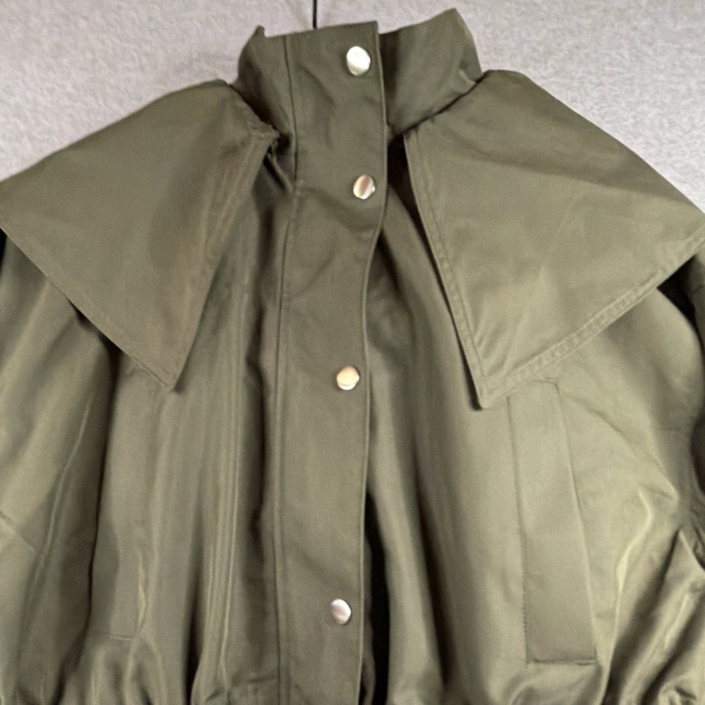 Free Assembly Utility Jacket with Removable Hood - Olive Green - Women's L - Picture 2 of 12